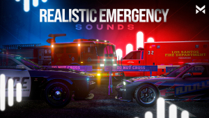 Realistic Emergency Sounds — 🔊 Audio 🚨 Emergency signals — FiveM Mods