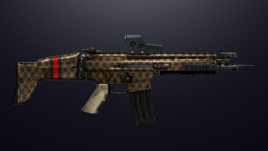 SCAR-H | GG Canvas — 🔫 Weapon skins Special Carbine — FiveM Mods