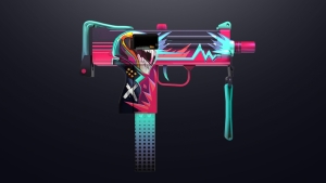 MAC-10 | Neon Rider — 🔫 Weapon skins Mini SMG — FiveM Mods