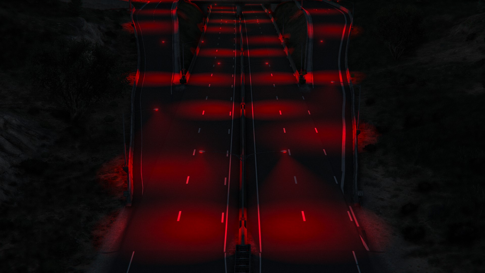 Red Streetlights Mod