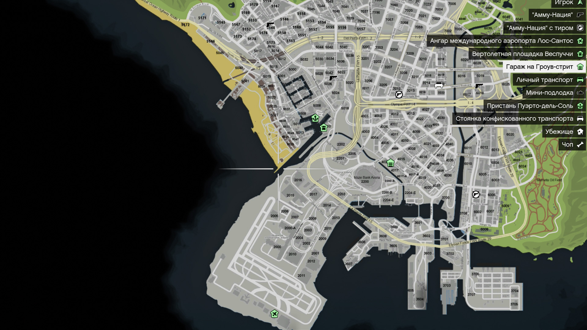 Atlas Map with addresses Mod