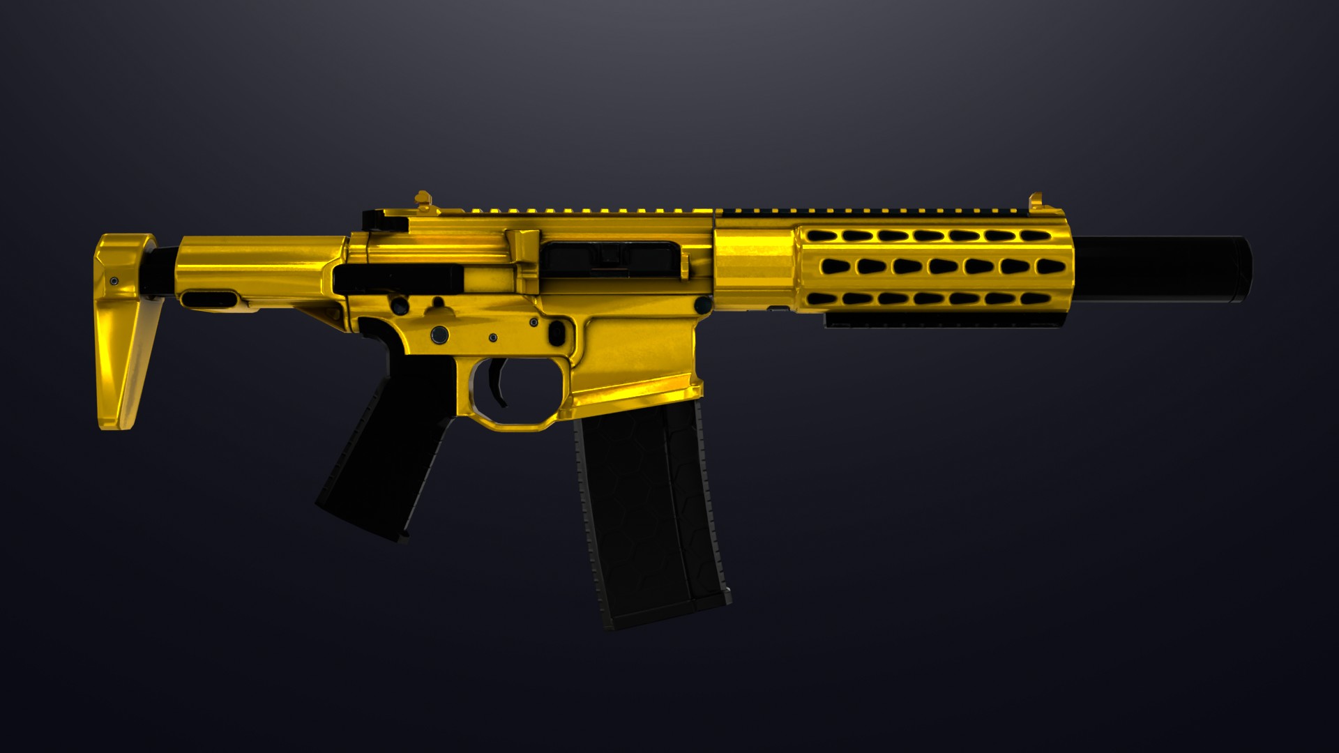 Honey Badger | Pure Gold Mod