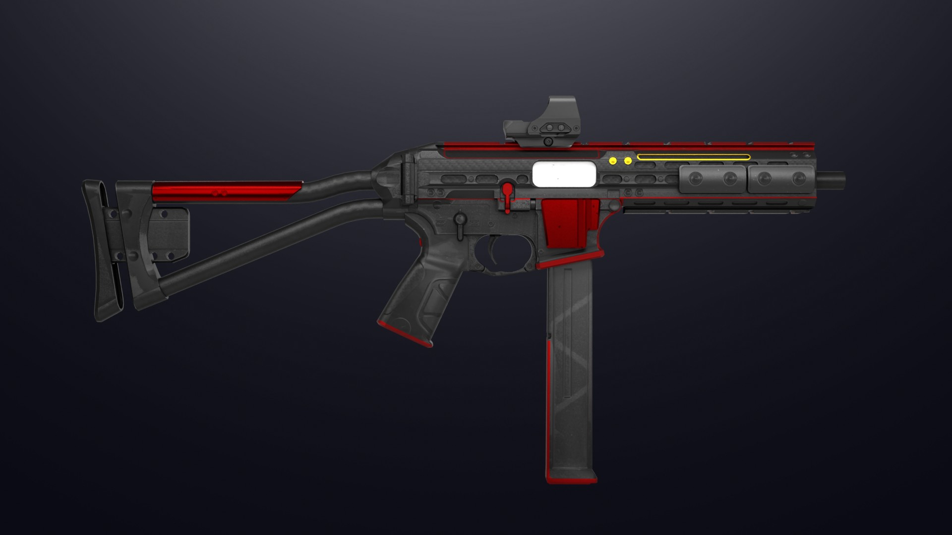 SMG-45 | Red Phoenix Mod