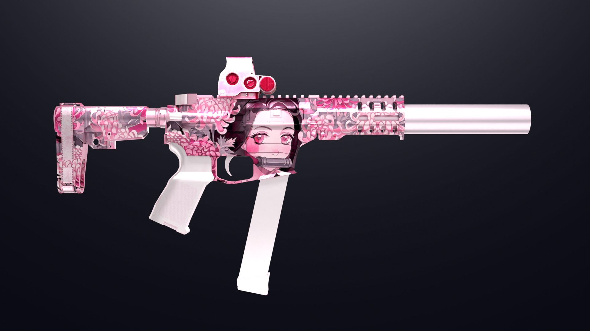 AR-15 SMG | Floral Fantasy Mod