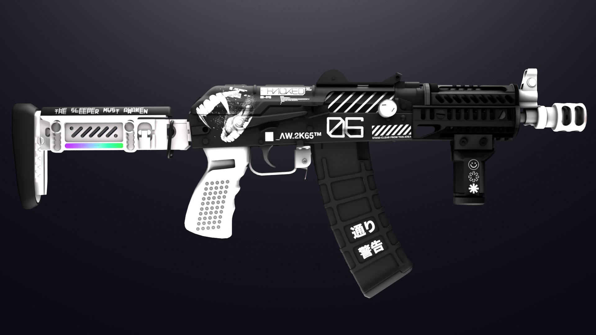 AKS-74u | Neon Pulse Mod