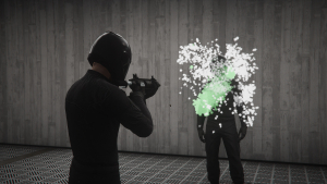 Hit Effect | Green & White Spray Mod