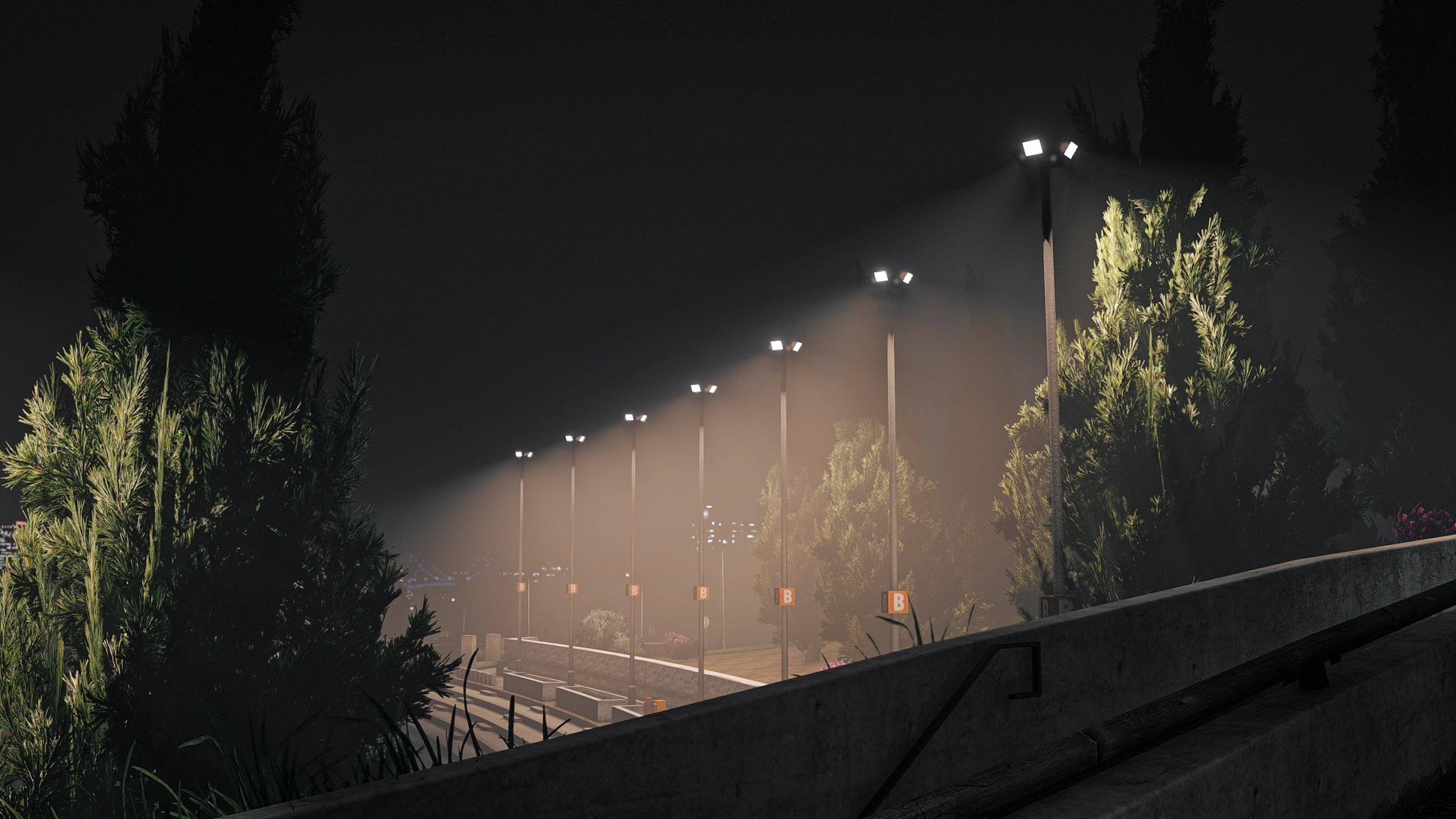 Halogen Streetlights & Tunnel Lights Mod