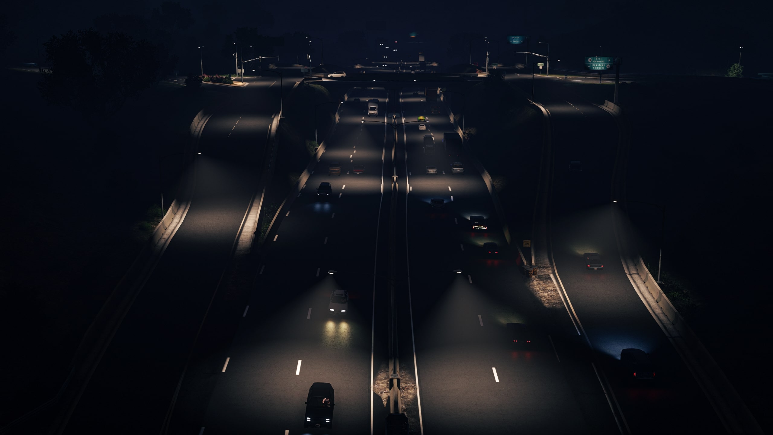 Halogen Streetlights & Tunnel Lights Mod