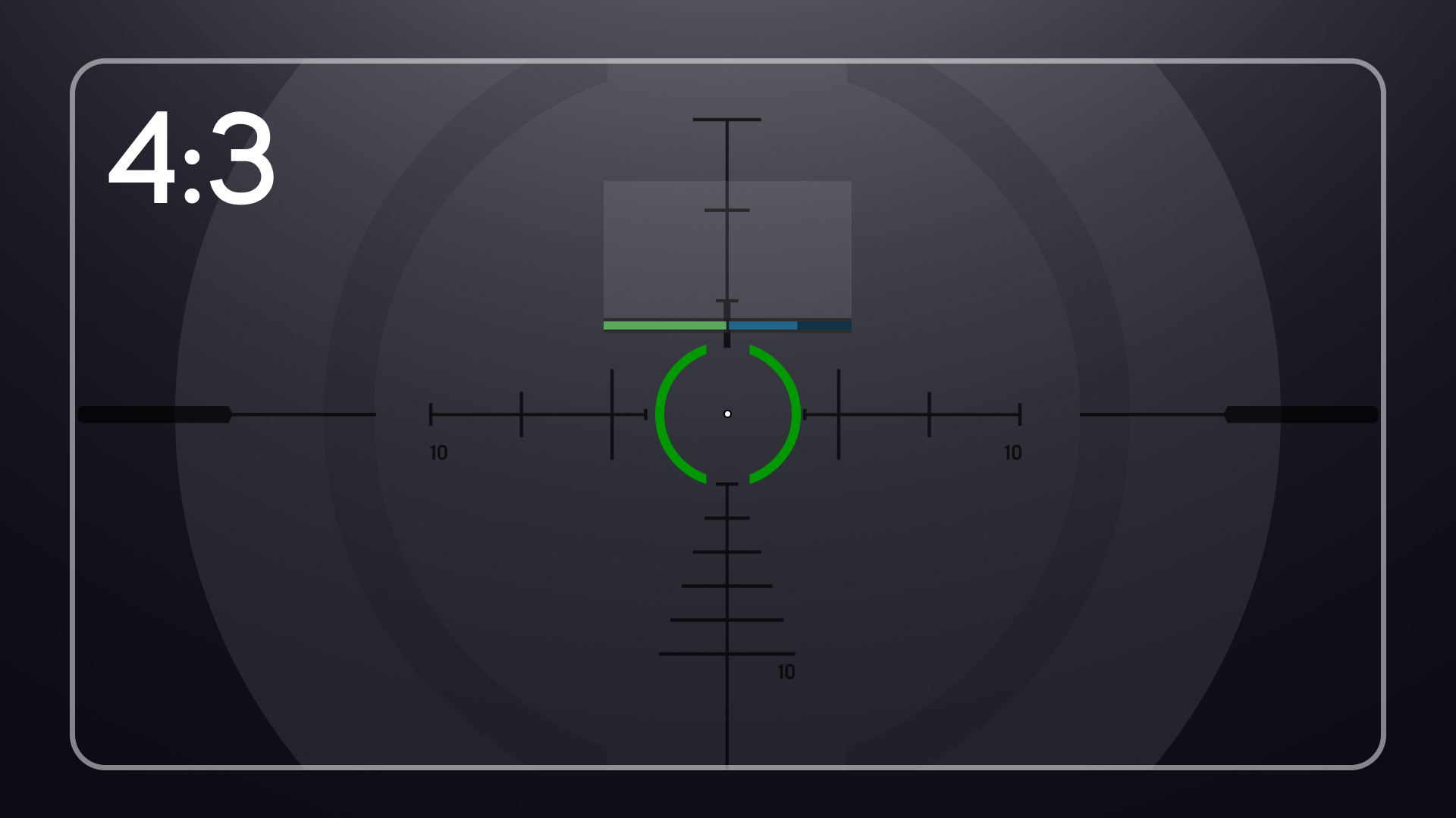 Centered Minimap | Top — 4:3 Mod