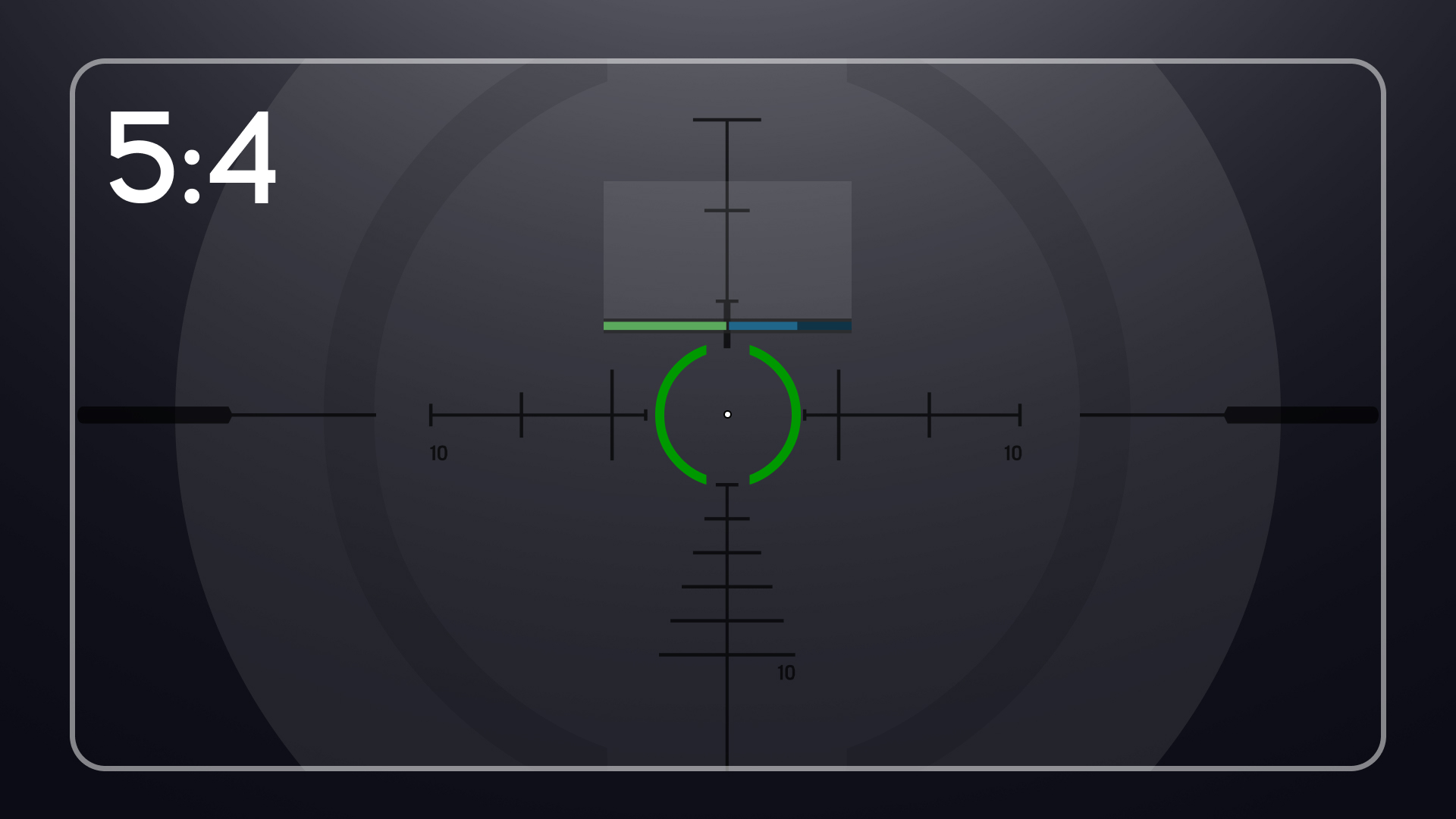 Centered Minimap | Top — 5:4 Mod