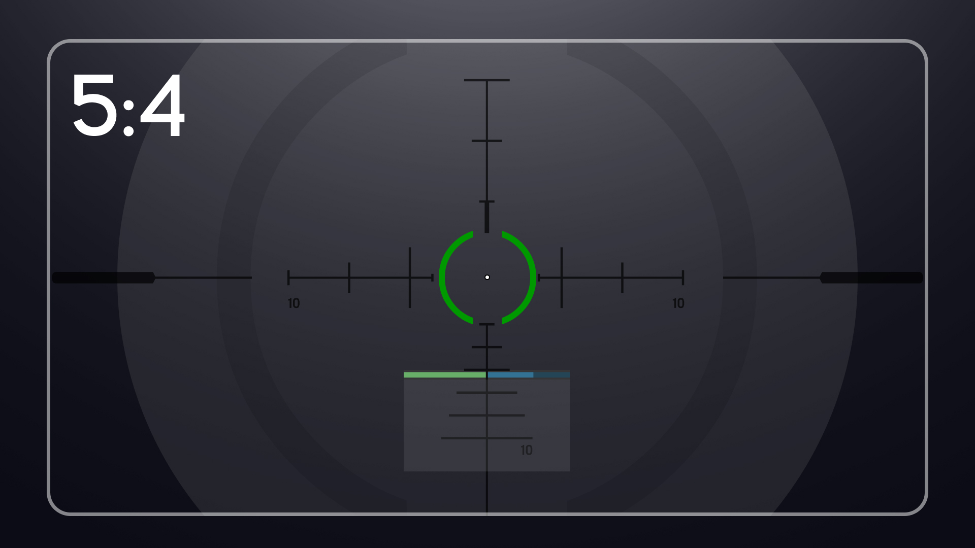 Centered Minimap | Bottom — 5:4 Mod