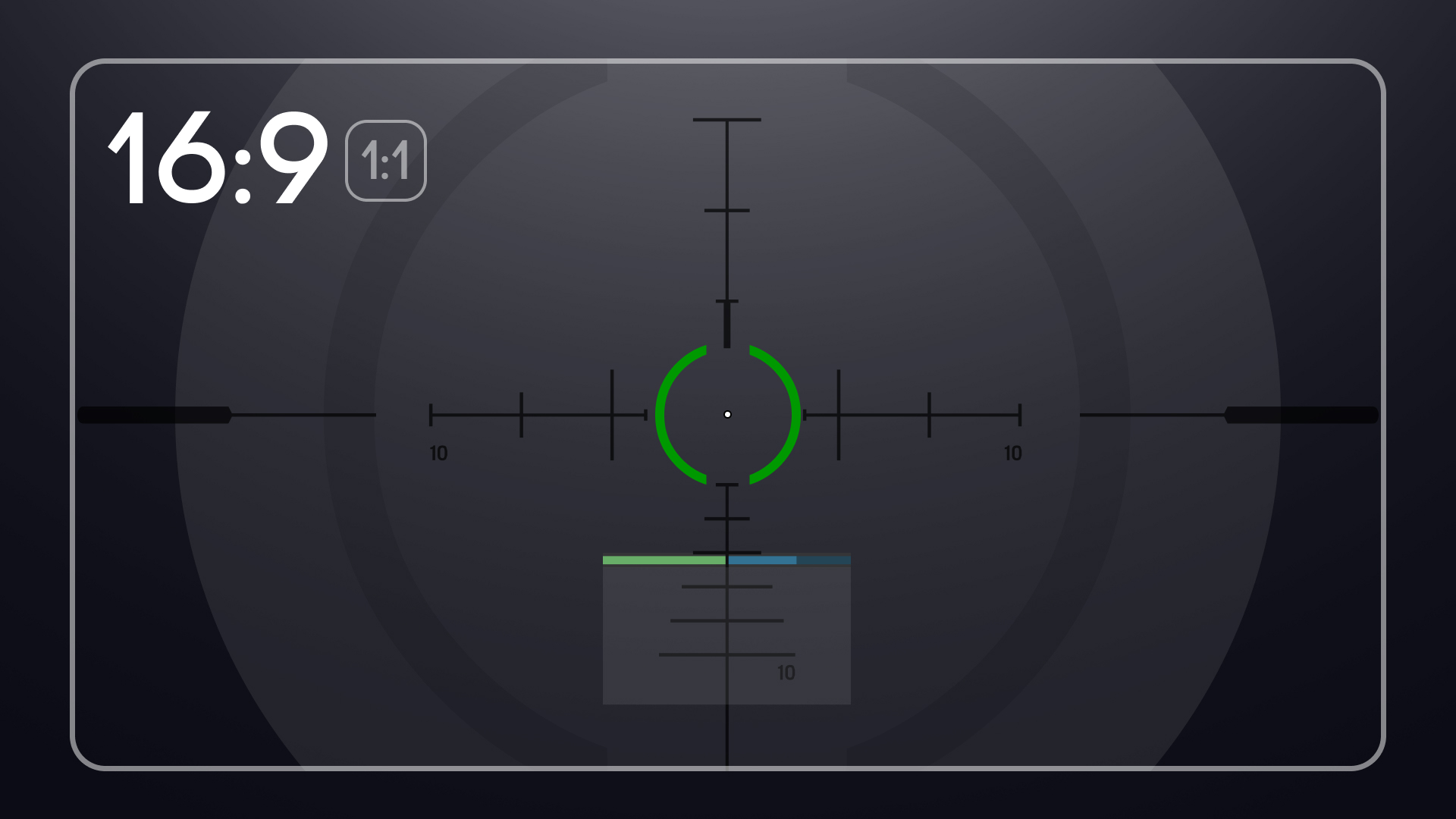 Centered Minimap | Bottom — 16:9 Mod